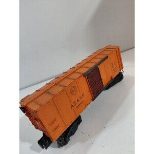 Lionel X6454 Electric Train O Gauge Model Railroad Santa Fe Post War Boxcar